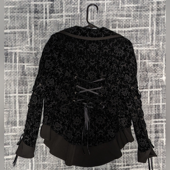 The Nightmare Before Christmas Gothic Corset Dress Jacket - Picture 2 of 4